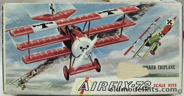 Airfix 1/72 Fokker Dr-1 Triplane Craftmaster, 1-29 plastic model kit